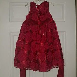 ❤❤❤Red formal little girl's dress❤❤❤